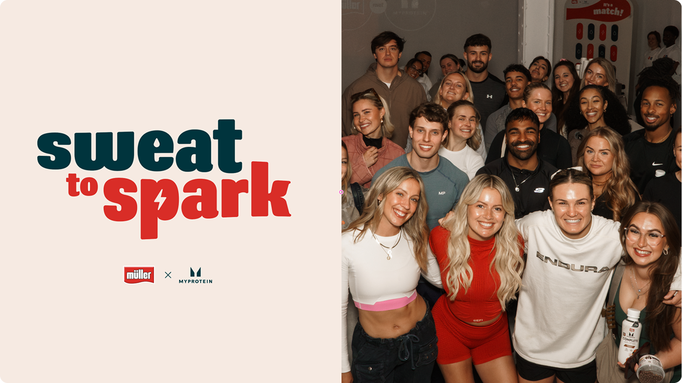 Sweat to Spark campaign lockup